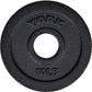 York Olympic Weight Plates 10 lb York 2" Cast Iron Olympic Weight Plate