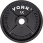 York Olympic Weight Plates 35 lb York 2" Cast Iron Olympic Weight Plate