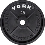 York Olympic Weight Plates 45 lb York 2" Cast Iron Olympic Weight Plate