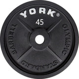 York Olympic Weight Plates 45 lb York 2" Cast Iron Olympic Weight Plate
