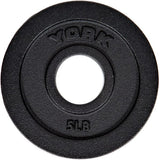 York Olympic Weight Plates 5 lb York 2" Cast Iron Olympic Weight Plate