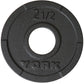 York Olympic Weight Plates 2.5 lb York 2" G-2 Cast Iron Olympic Weight Plate