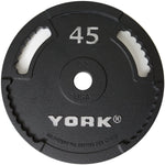 York Olympic Weight Plates 45 lb York 2" G-2 Cast Iron Olympic Weight Plate