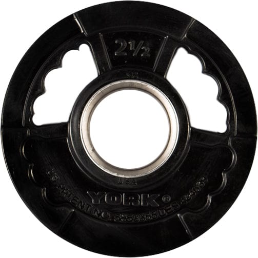 York Olympic Weight Plate York 2" G-2 Rubber Olympic Weight Plate
