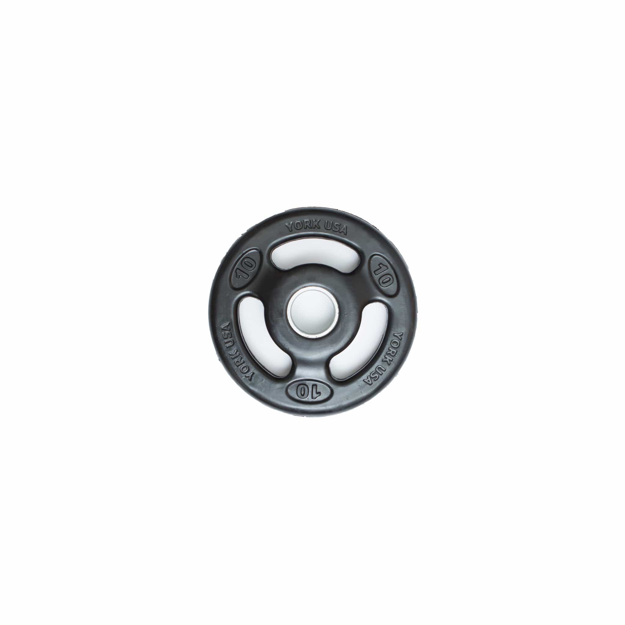 York ISO Grip Olympic Weight Plates 10 lb York 2" ISO-Grip Steel Olympic Plate