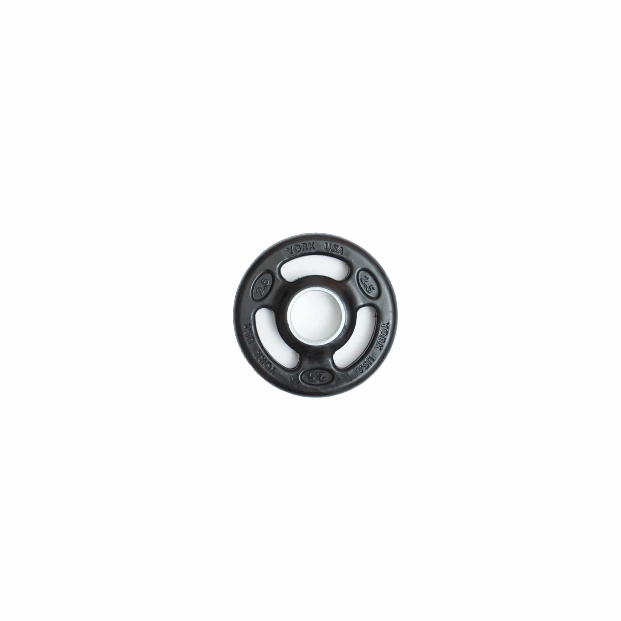 York ISO Grip Olympic Weight Plates 2.5 lb York 2" ISO-Grip Steel Olympic Plate