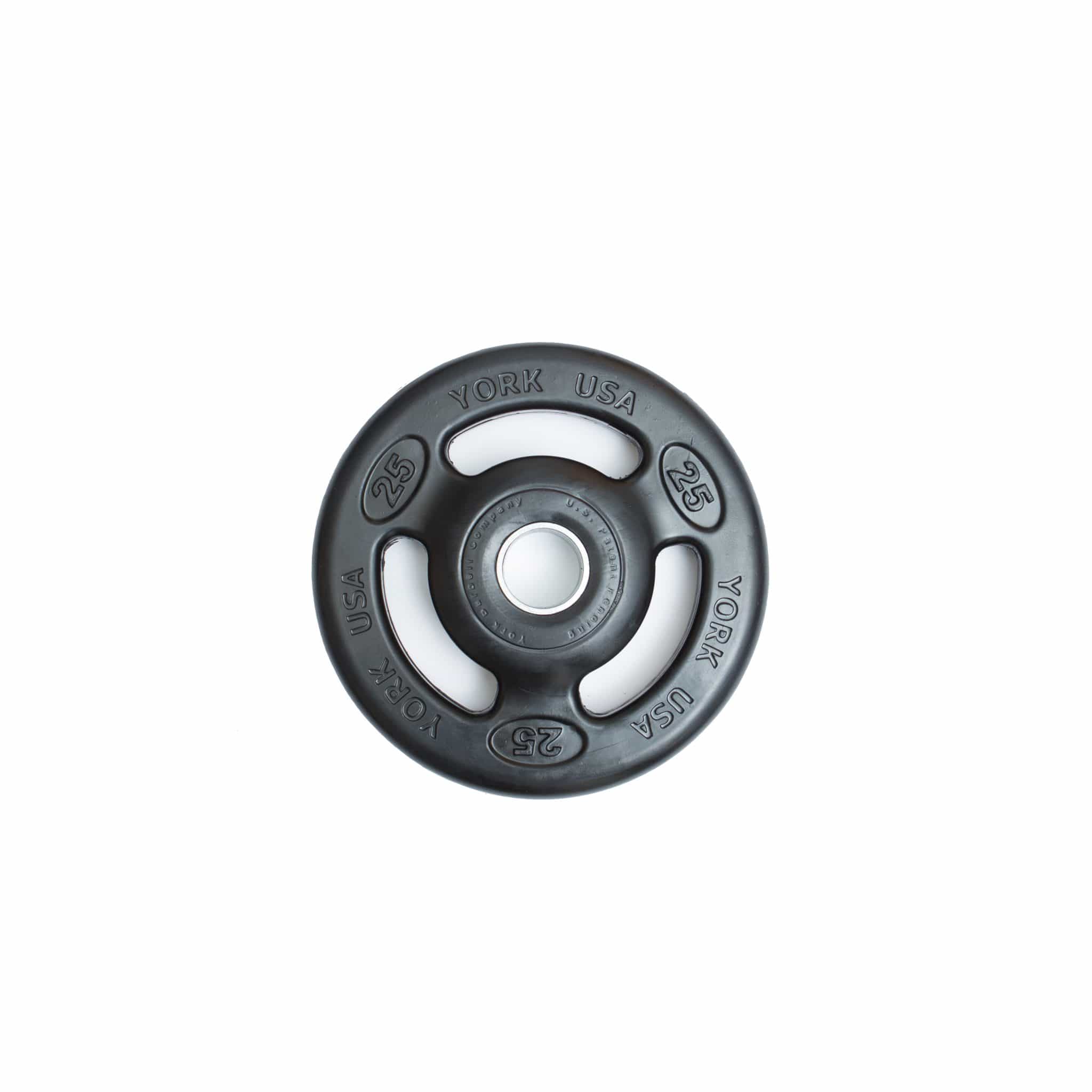 York ISO Grip Olympic Weight Plates 25 lb York 2" ISO-Grip Steel Olympic Plate