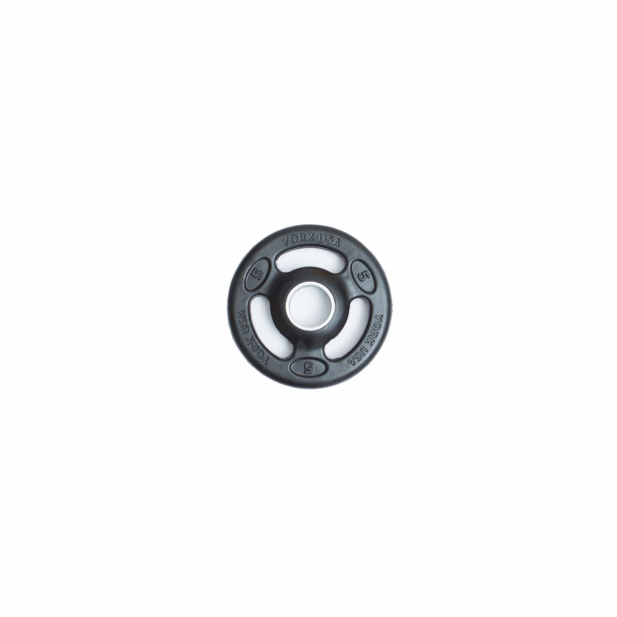 York ISO Grip Olympic Weight Plates 5 lb York 2" ISO-Grip Steel Olympic Plate