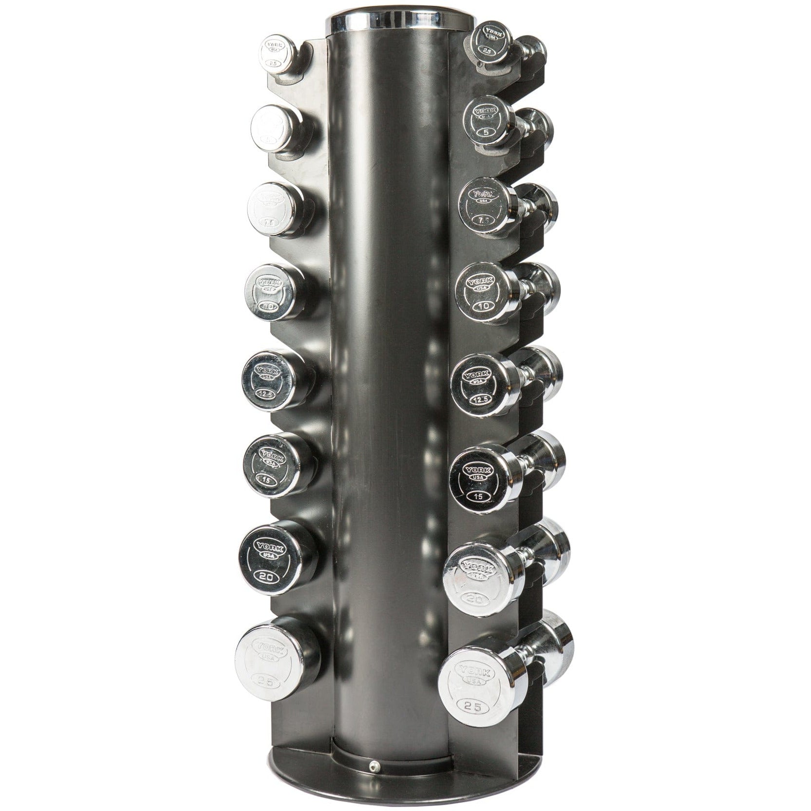 York Free Weights York Chrome Dumbbell Club Pack