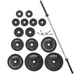 York Free Weights York Legacy Cast Iron Precision Milled Olympic Plate Set
