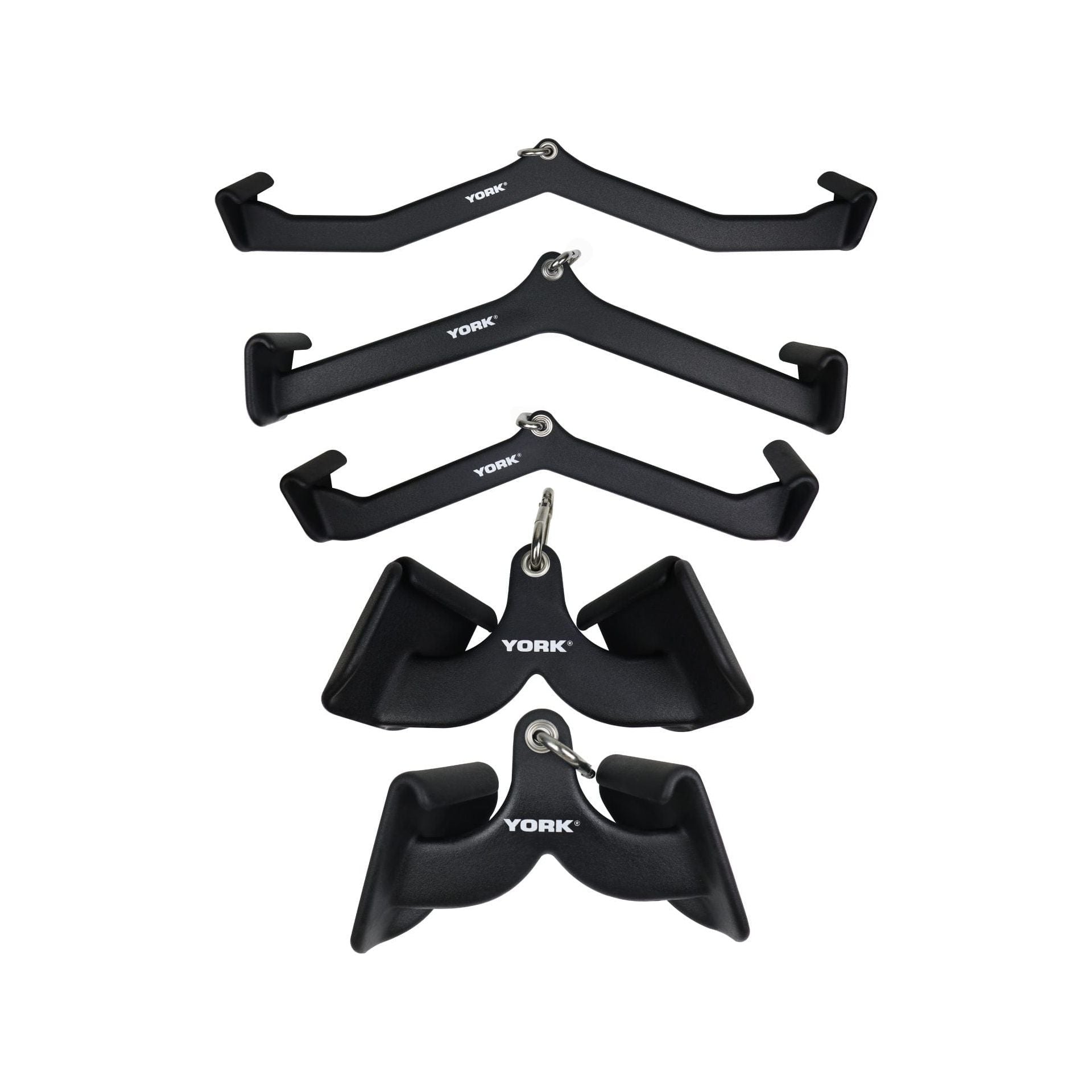 York Cable Machine Attachments York Power Grip Attachment - 5 Piece Set