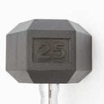 York York Rubber Hex Dumbbell