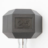 York York Rubber Hex Dumbbell