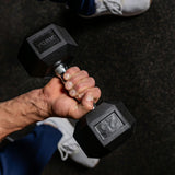 York York Rubber Hex Dumbbell